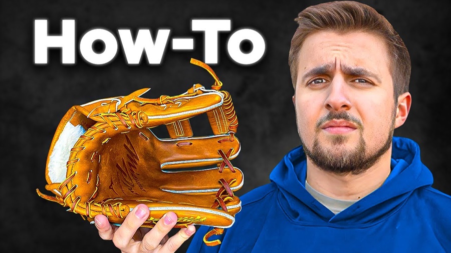 how to break in a baseball glove fast