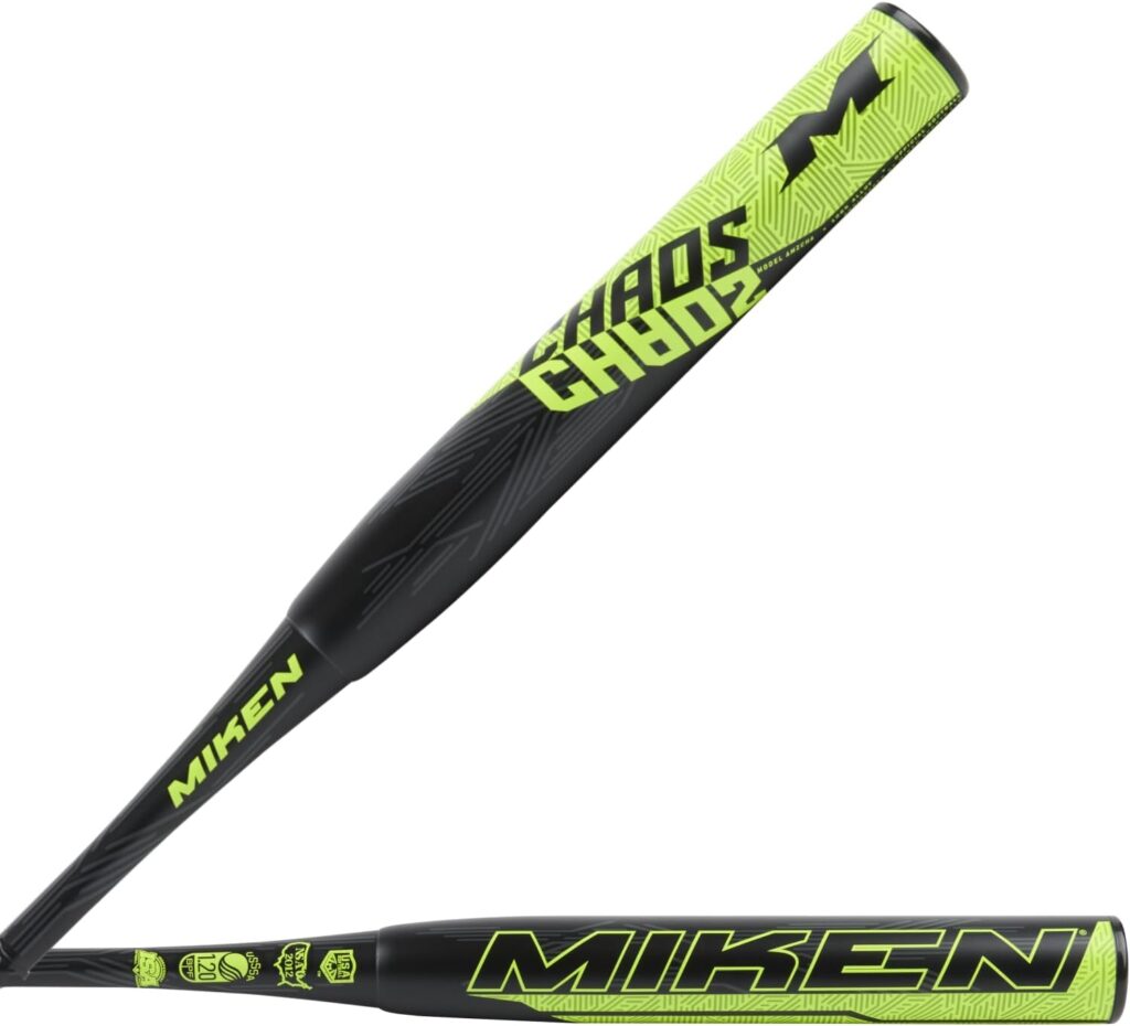 Miken Chaos Slowpitch Softball Bat (All-Association, XL Endload)