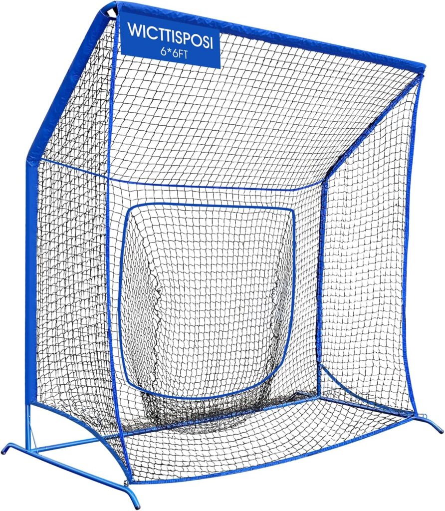 WICTTISPOSI Baseball Softball Net with Blocking System 