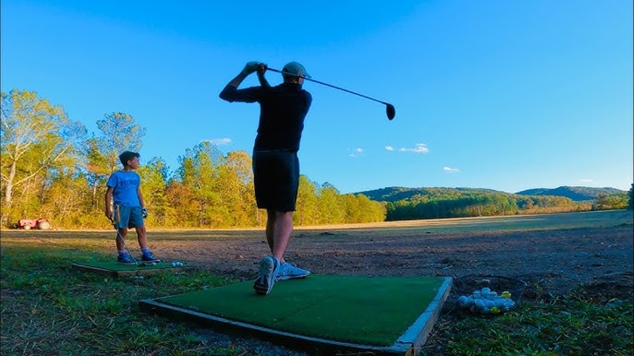 golf hitting net vs backyard range