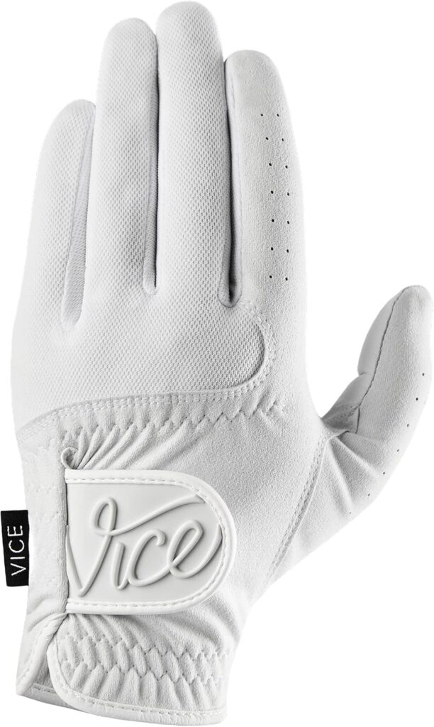 VICE Golf Pure White Golf Glove
