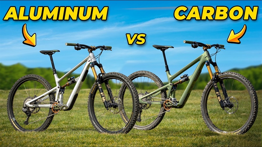 aluminum vs carbon fiber mountain bike