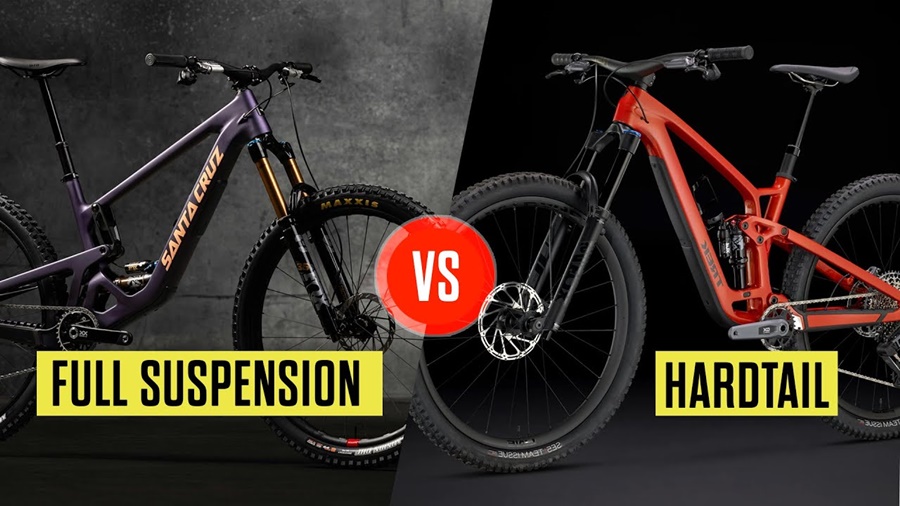 hardtail vs full suspension mountain bike
