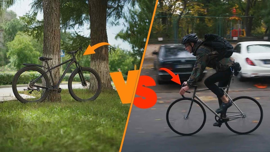 single speed mountain bike vs geared mountain bike